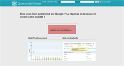 Desktop Screenshot of gammaseotools.com