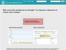 Tablet Screenshot of gammaseotools.com